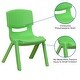 preview thumbnail 3 of 55, 10PK Plastic Stackable Preschool Chair, 10.5" Seat Height - 14"D x 12.5"W x 20"H
