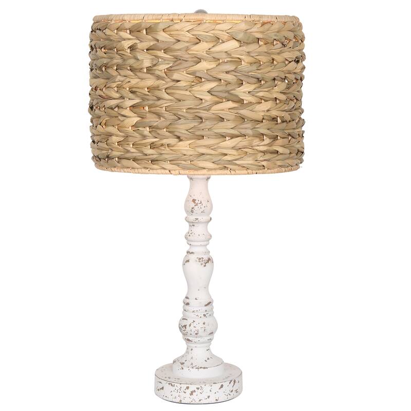 Resin Table Lamps with Weaved Grass Shade