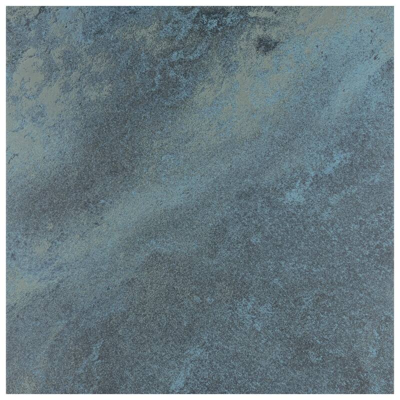 Merola Tile BioTech Ocean Green River Matte 12" x 12" Porcelain Floor and Wall Tile