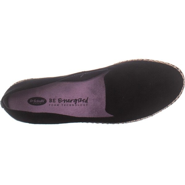 dr scholl's black loafers