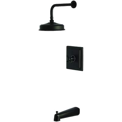 Kingston Brass KB589.AX Revival Tub and Shower Trim Package with 1.8