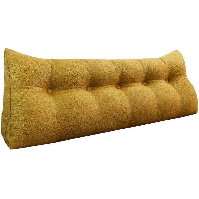 WOWMAX Bed Rest Wedge Bolster Back Reading Support Positioning Pillow - Queen