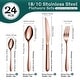 preview thumbnail 20 of 69, vancasso 18/10 Stainless Steel Silverware Set, Flatware Service for 6 or 12