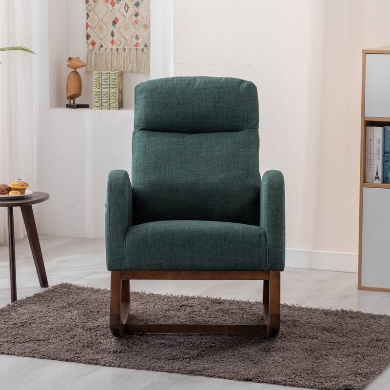 Living Room Comfortable Rocking Chair Living Room Chair - 39.70'' H x 27.16'' W x 37'' D