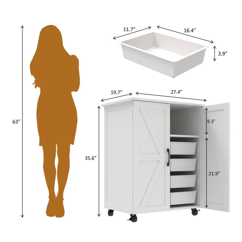 Kitchen Island with Storage on Wheels, Cricut Cart, Small Portable Island, Specialty Coffee Bar Cabinet Buffet Sideboard