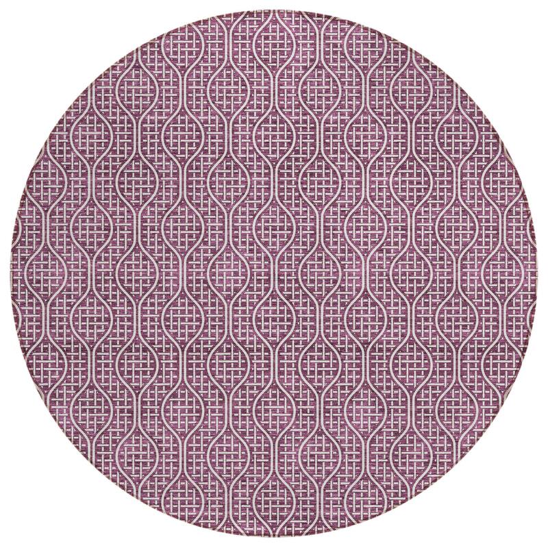 HomeRoots Geometric Transitional Rectangle Outdoor Rug