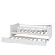 preview thumbnail 8 of 12, Wood Twin Size Platform Bed with Trundle, Trundle Bed with Guardrail for Toddler,Child,White