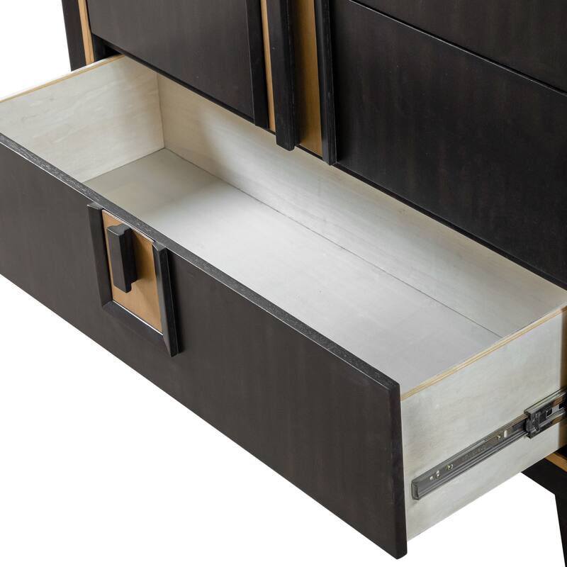 Furniture of America Nyx Modern 3-Piece Espresso Solid Wood Queen Panel Bedroom Set