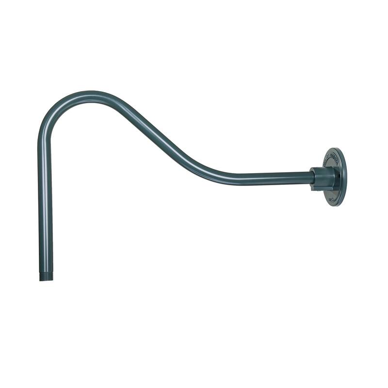 Millennium Lighting R Series 23" Long Goose Neck Stem - Satin Green