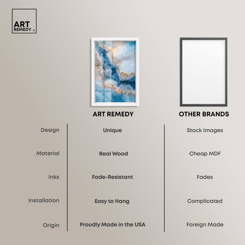 Molten Topaz I Shadowbox by Art Remedy