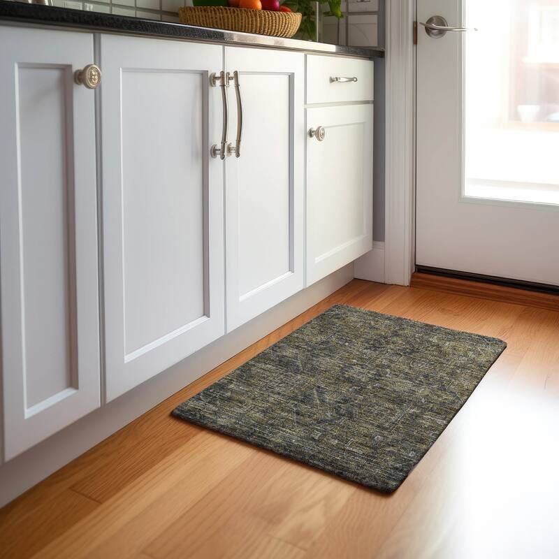Premium Washable Super Soft Traditional Boho Mayfield Rug - Chocolate - 1' 8" x 2' 6" - Rectangle