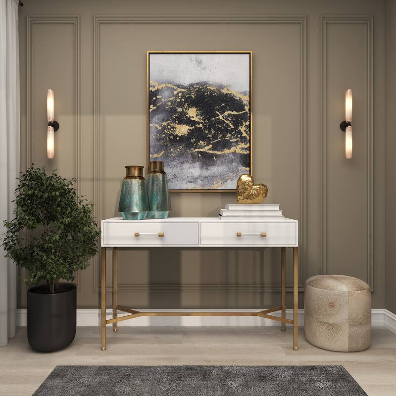 Gold, Black, Silver or White Porcelain Ceramic Dimensional Angled Origami Inspired Heart Decorative Sculpture