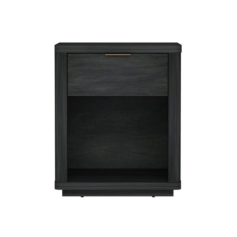 Manhattan Comfort Evelyn 1 Drawer Modern Nightstand