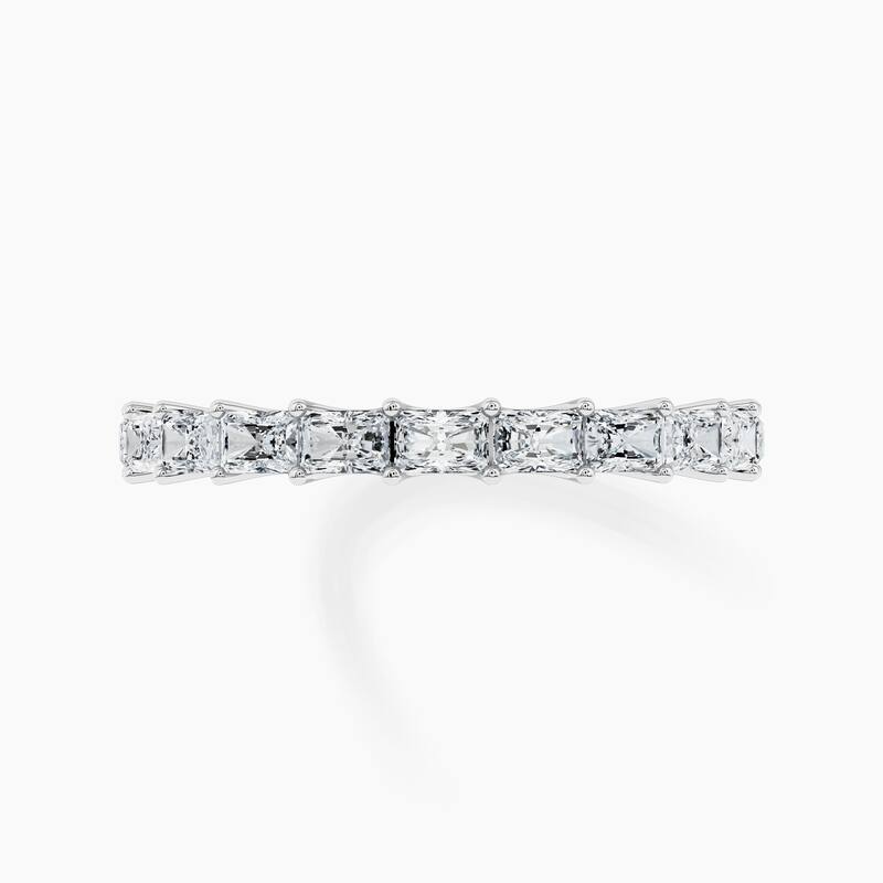 Auriya 14k Gold Radiant East-West Lab Grown Diamond Half Eternity Band 1.10 - 3.75 ct. tw. (F-G, VS)
