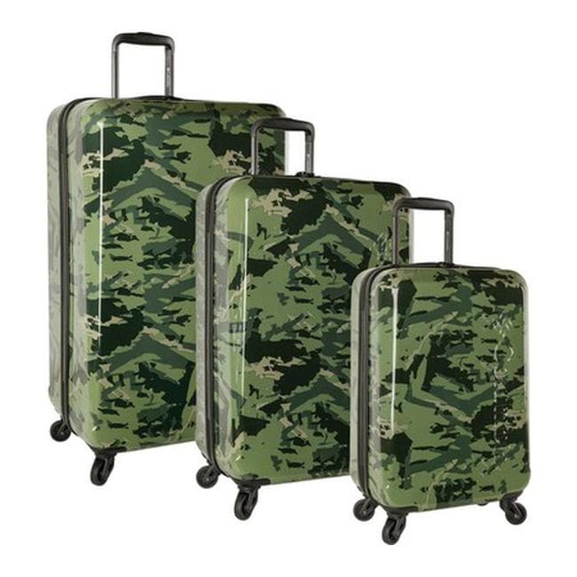 camo hard case luggage