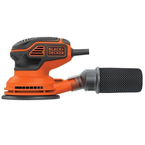 BLACK+DECKER Random Orbit Sander With Paddle Switch Actuation, BDERO600 BLACK+DECKER Random Orbit Sander With Paddle Switch Actuation, BDERO600