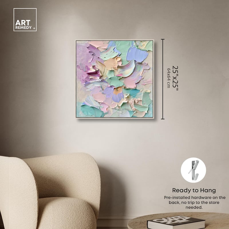 Flowing Mousse II Canvas by Art Remedy