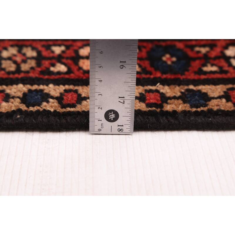 ECARPETGALLERY Hand-knotted Andelz Red Wool Rug - 3'3 x 9'8