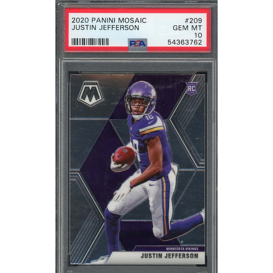 Justin Jefferson 2020 Panini Mosaic Football Rookie Card RC