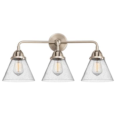 Innovations Lighting Nouveau 2 Cone - 3 Light 26" Bath Vanity Light