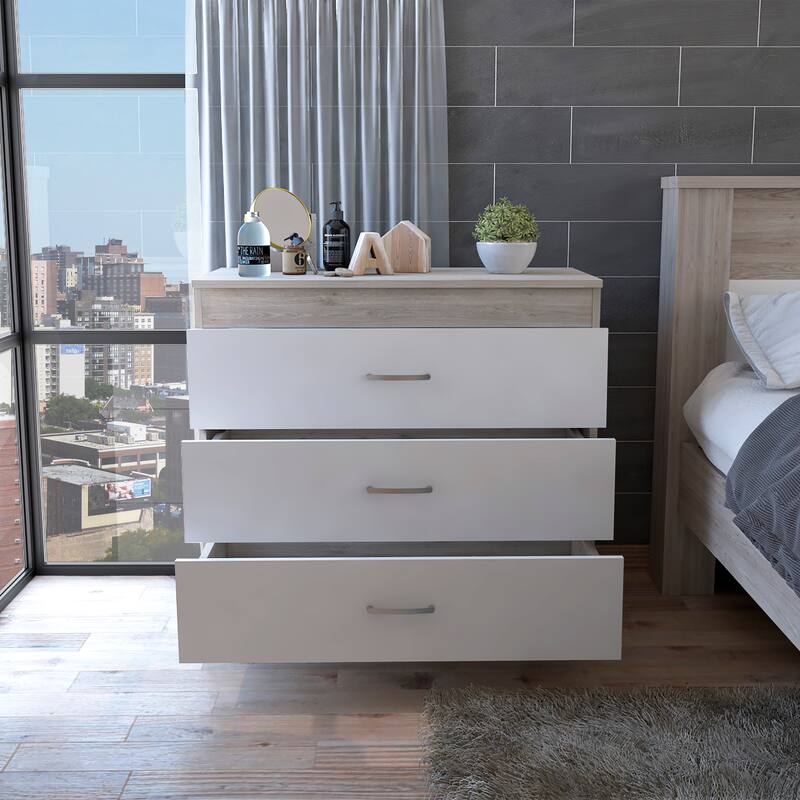 FM Furniture Cambridge Dresser with 3 Drawers