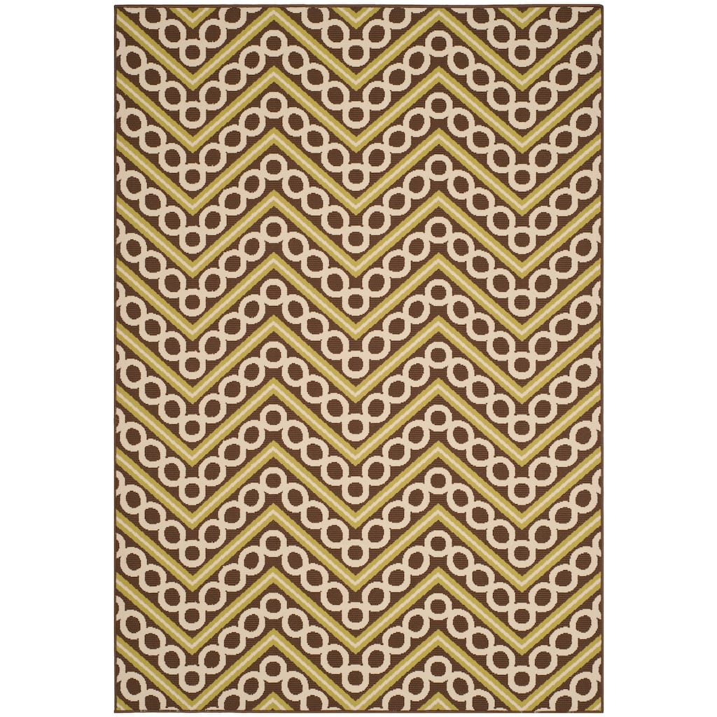 SAFAVIEH Hampton Sylvi Modern Indoor/ Outdoor Waterproof Patio Backyard