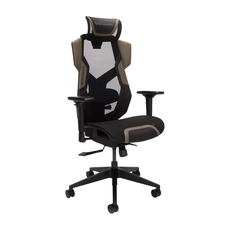 RESPAWN FLEXX Mesh Gaming Chair With Lumbar Support, Adjustable Headrest