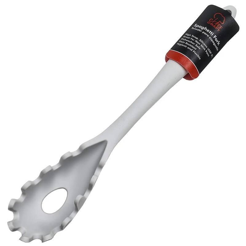 Chef Craft 11.5" Premium Heat Resistant Silicone Spaghetti Server / Pasta Fork
