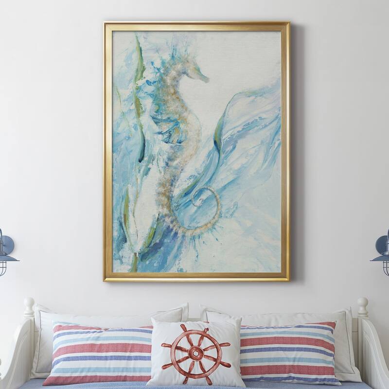 New Seahorse Premium Framed Canvas - Ready to Hang