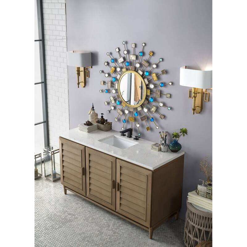 James Martin Vanities 620-V60S-FEJP Portland 60" Free Standing Single