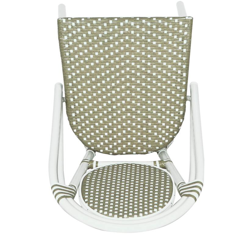 Remi Outdoor French Cafe Style Chairs (Set of 2) by Christopher Knight Home