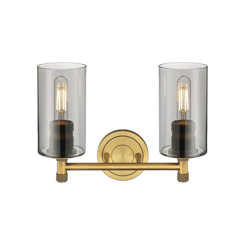 Innovations Lighting Crown Point - 2 Light 7" Wall-Mounted Bath Vanity Light