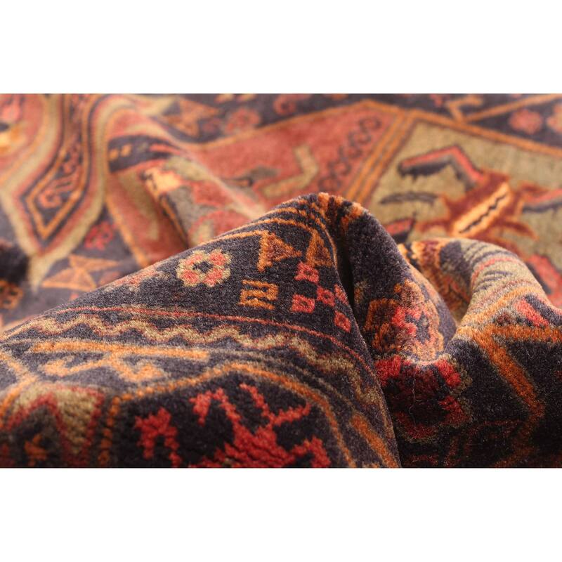 ECARPETGALLERY Hand-knotted Teimani Black Wool Rug - 3'0 x 4'8