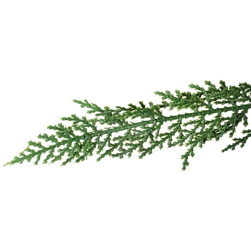 Pre-Lit Medium Weeping Cedar IPT Artificial Christmas Tree - 7.5' - Dual Color LED Lights - 7.5 Foot