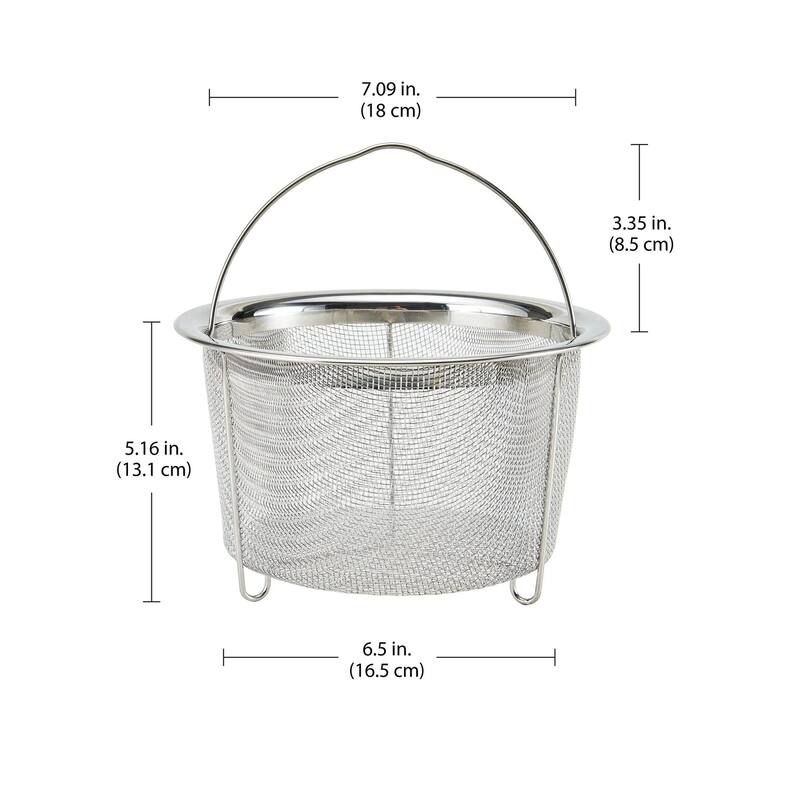 Instant Pot Official Large Mesh Steamer Basket - 8.5" D x 8.3" H
