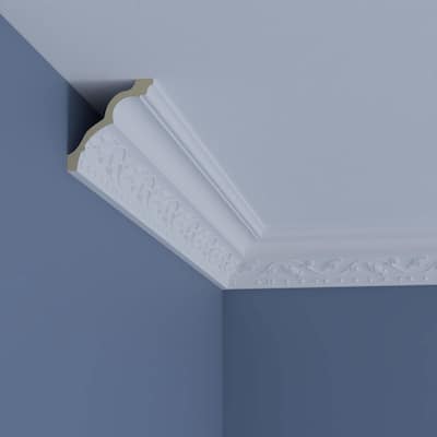 3 1/8"H x 3"P x 4 1/4"F x 96"L Killeen Crown Moulding - 1-Pack