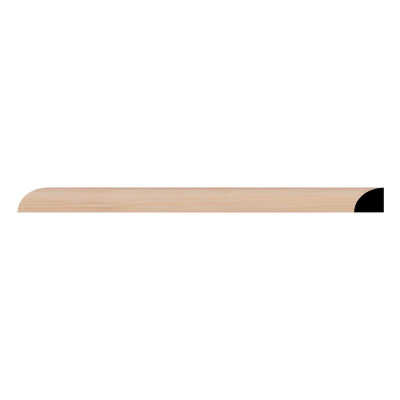 WM108: 1/2-in D x 1/2-in W x 96-in L Americraft Finger-Joint Pine Quarter Round - Cherry