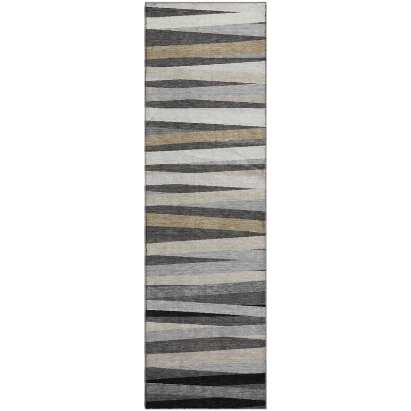 Premium Washable Super Soft Modern Stripes Mayfield Rug