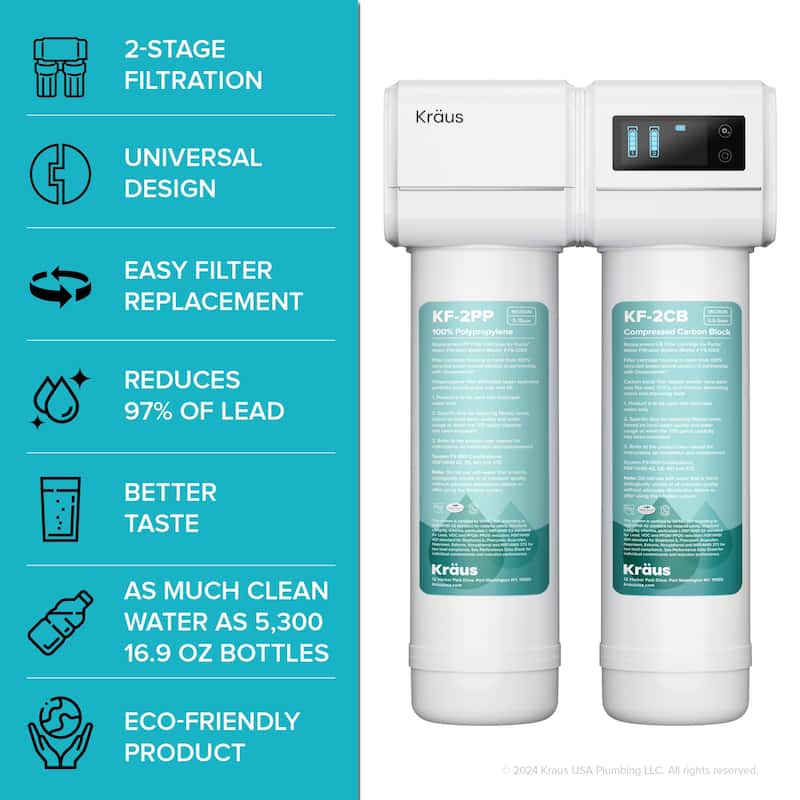 Kraus FS-1001-FF-100 Purita 1 GPM Cold Water Dispenser with Filtration
