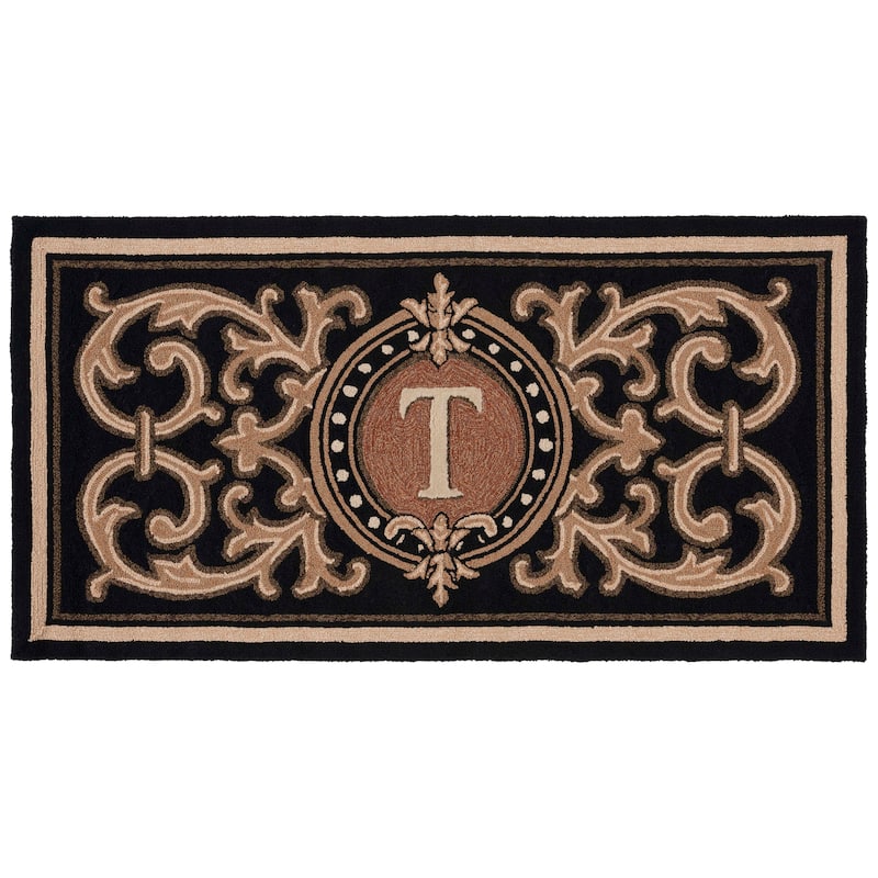 SAFAVIEH Handmade Monogram Bruneta Casual Rug