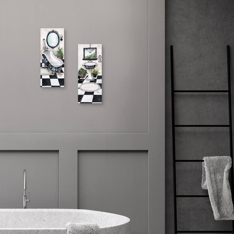 Studio Bath I, Studio Bath II by Tre Sorelle Studios Canvas Art Prints