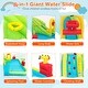 preview thumbnail 14 of 12, Inflatable Splash Jump Slide Water Bounce without Blower - Multi - 157.5'' x 132'' x 90.5'' (L x W x H)