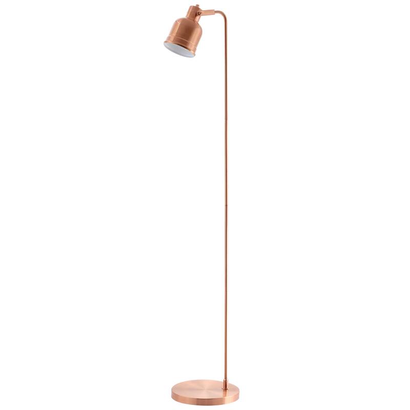 Liam 57" Metal Task LED Floor Lamp, Copper by JONATHAN Y