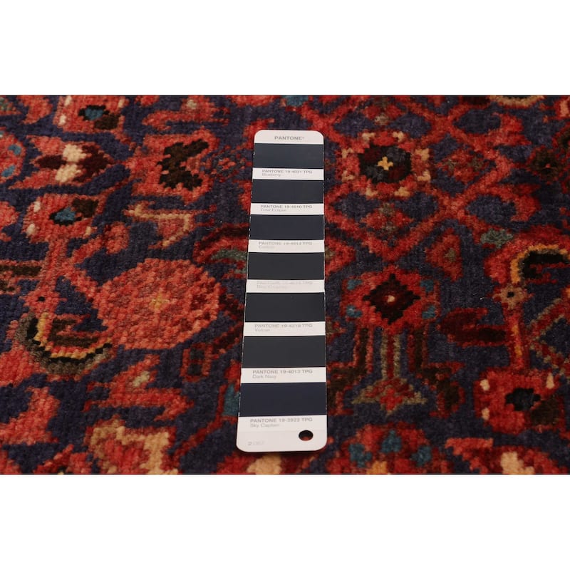 ECARPETGALLERY Hand-knotted Andelz Navy Wool Rug - 5'5 x 11'3