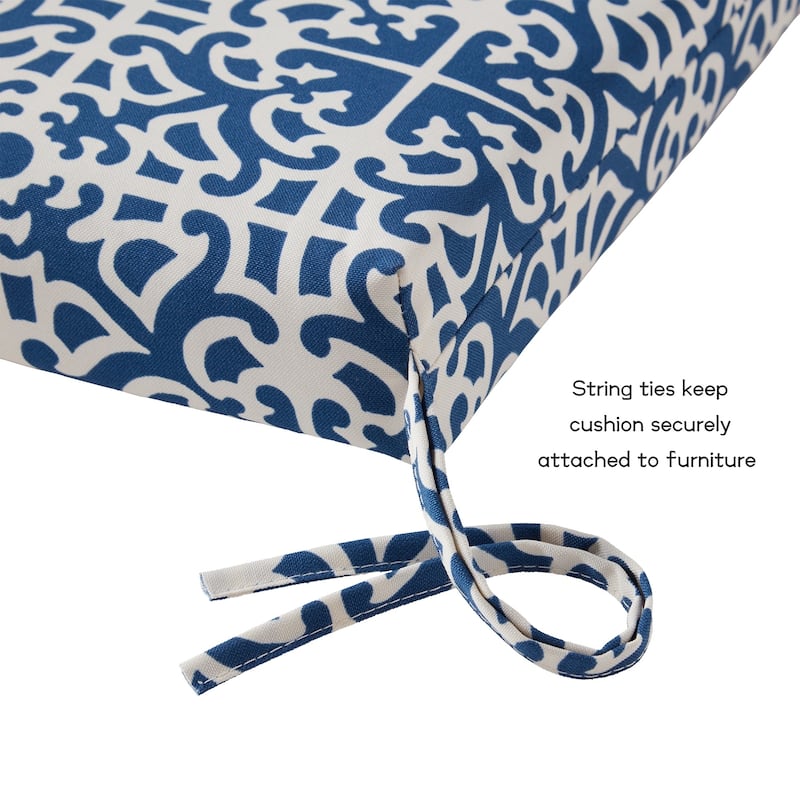 Greendale Home Fashions Outdoor High Back Chair Pad