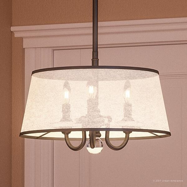 Luxury Mediterannean Chandelier, 11.5"H x 16"W, with Moroccan Style, Crystal Sphere Design, Parisian Bronze Finish (60 to 100 Watts - Steel - Bronze - Chandeliers For Bedrooms by Overstock.com