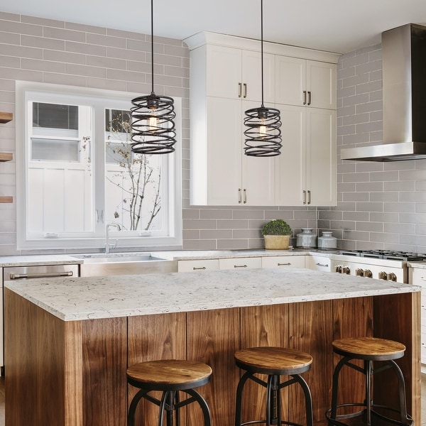Kitchen lights grey top