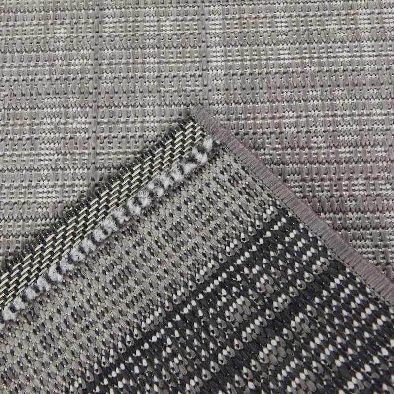 Markham Modern Color Blocked Indoor/Outdoor Area Rug