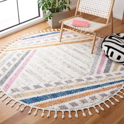 SAFAVIEH Moroccan Fringe Shag Theona Rug