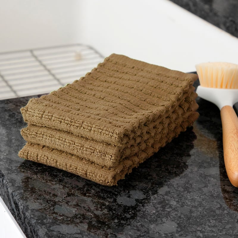 RITZ Royale Solid Cotton Dish Cloths (Set of 3)